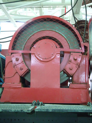 Petroleum Workover Rig Hydraulic Crane Winch 3000w Heavy Duty Double Drum