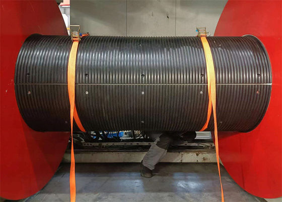 Customized Oil Rig Drawworks Rope Winding Drum With Lebus Nylon Sleeves