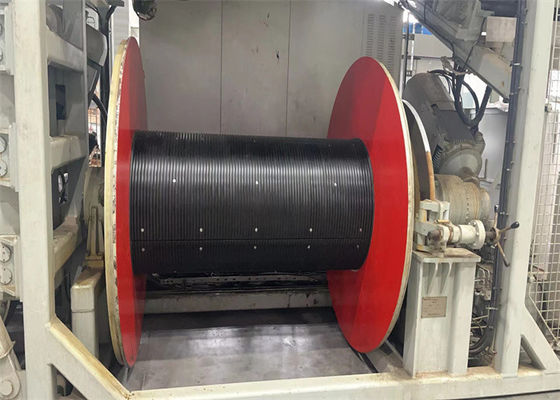 Customized Oil Rig Drawworks Rope Winding Drum With Lebus Nylon Sleeves