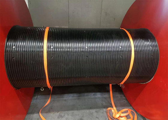 Customized Oil Rig Drawworks Rope Winding Drum With Lebus Nylon Sleeves