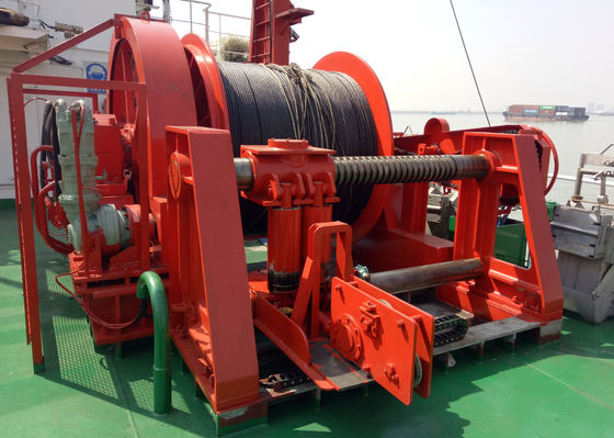Steel Q355D Winch With Spooling Device