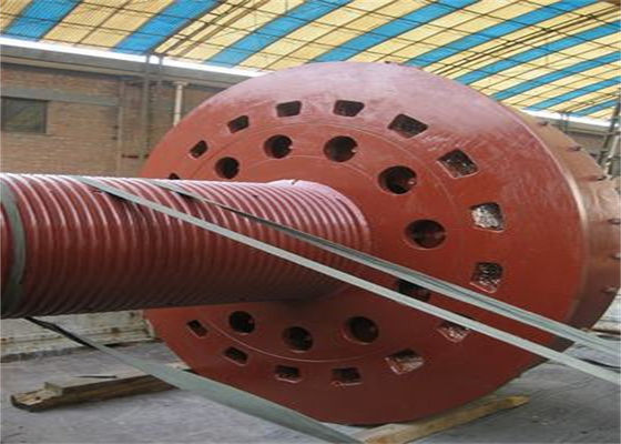 Steel Q355B Grooved Drum Hydraulic Hoist Winch , 30000 Lb Hydraulic Winch For Well Drilling