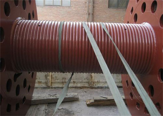 Steel Q355B Grooved Drum Hydraulic Hoist Winch , 30000 Lb Hydraulic Winch For Well Drilling