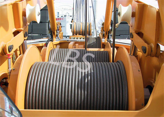 High Power 60 Ton Winch With Spooling Device Custruction Use