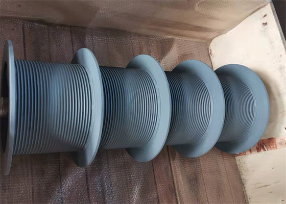 LBS Diameter 800mm Grooved Drums Winch Drum Parts Alloy Steel