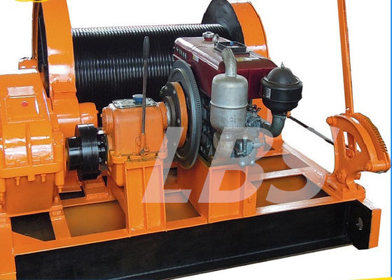 High Power 60 Ton Winch With Spooling Device Custruction Use