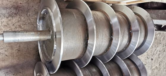 Customization Wire Rope Grooved Cable Drum For Hoist Windlass