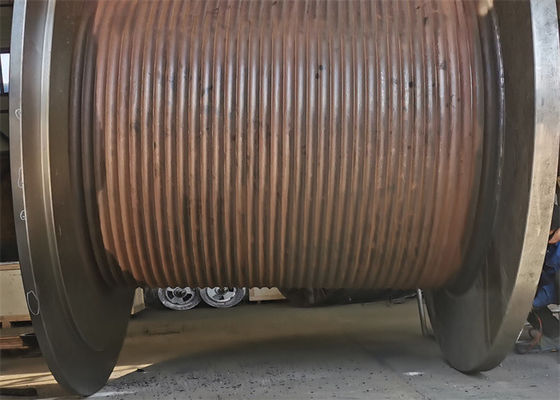 50-10000 มม Lebus Grooved Geometry Drum สําหรับเครื่องจักรก่อสร้าง S235J2 N